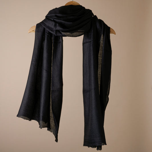 Midnight Bog - Pure Cashmere Pashmina Stole
