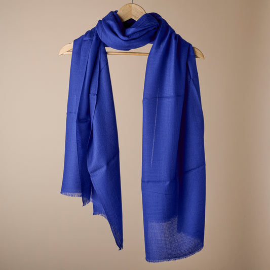 Donegal Blue - Pure Cashmere Pashmina Stole