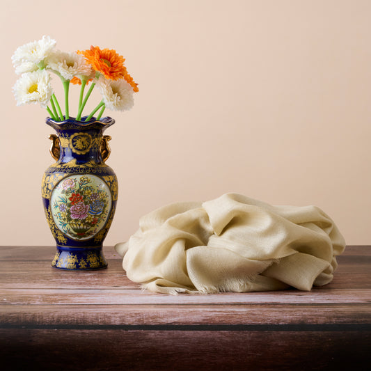 Soft Moss - Pure Cashmere Pashmina Stole