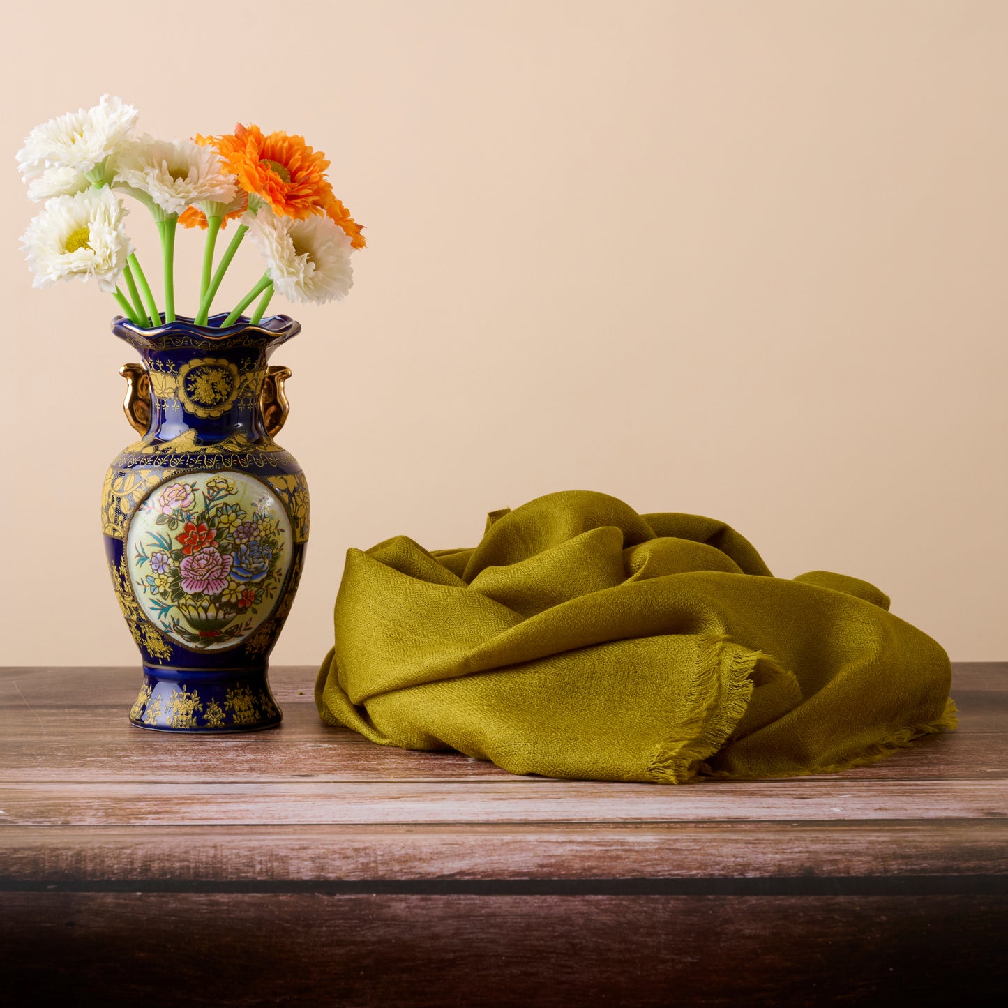 Mehndi Muse - Pure Cashmere Pashmina Stole