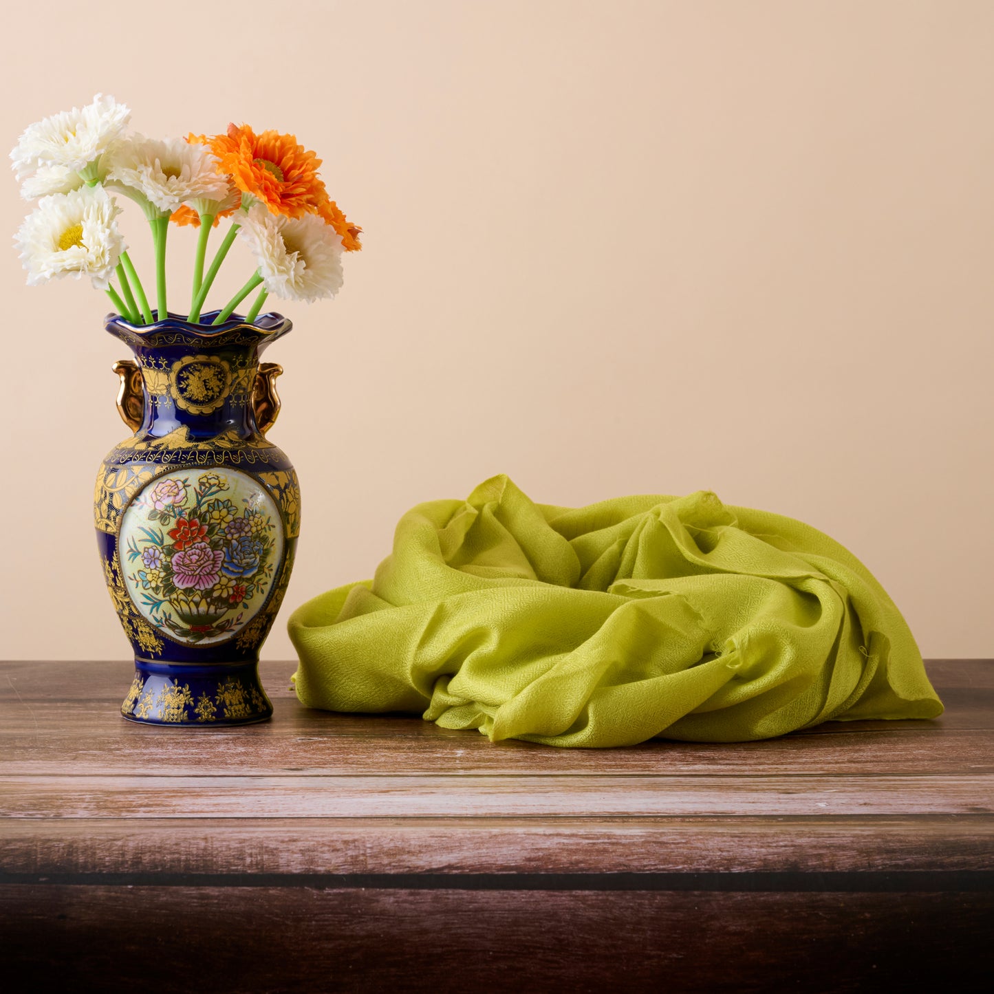 Lush Lime - Pure Cashmere Pashmina Stole