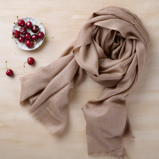 Chai Dust - Pure Cashmere Pashmina Stole